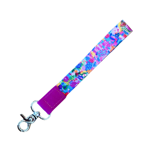 Rainbow Fields Wristlet Keychain - Keychain - Ruby Olive