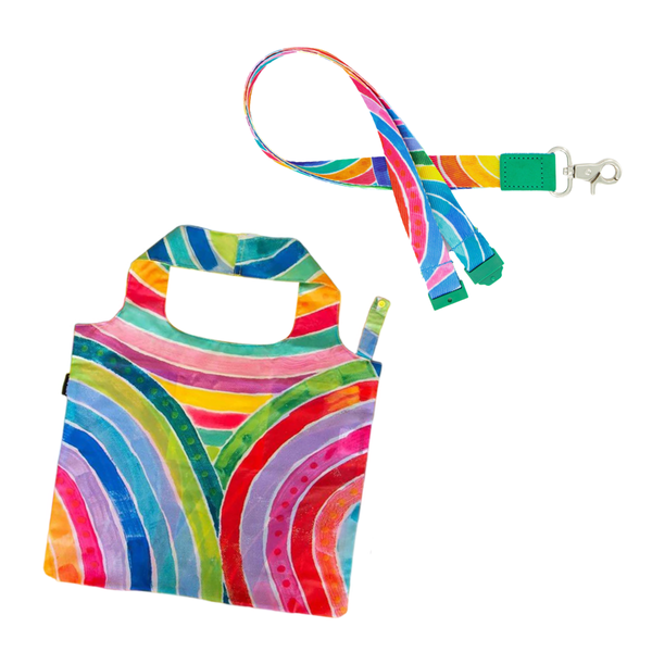 Rainbow Shopper and Lanyard Bundle - Bundle - Ruby Olive