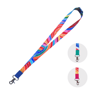 Rainbows Lanyard (3 Colours With Safety Clasp Option) - Lanyards - Ruby Olive