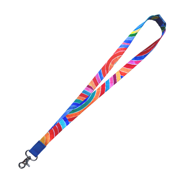 Rainbows Lanyard (3 Colours With Safety Clasp Option) - Lanyards - Ruby Olive