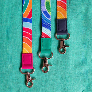 Rainbows Lanyard (3 Colours With Safety Clasp Option) - Lanyards - Ruby Olive