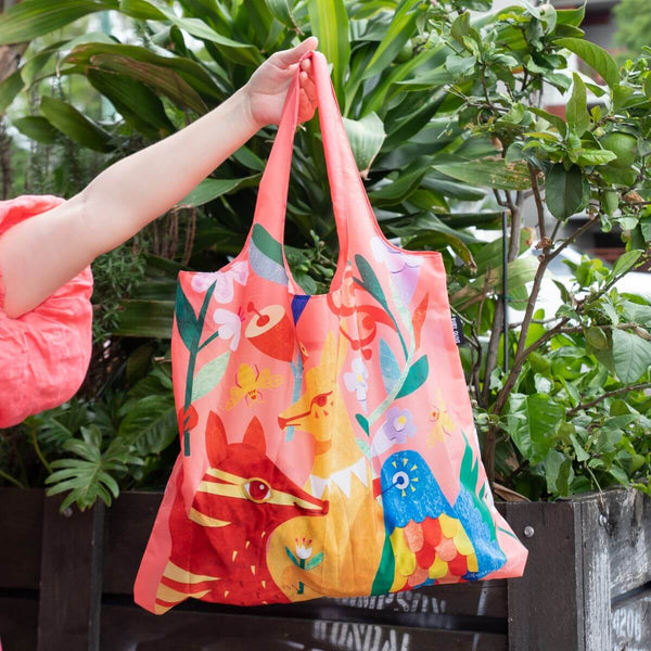 RO x Andrea Smith Animal Party Reusable Shopping Bag - Bag - Ruby Olive