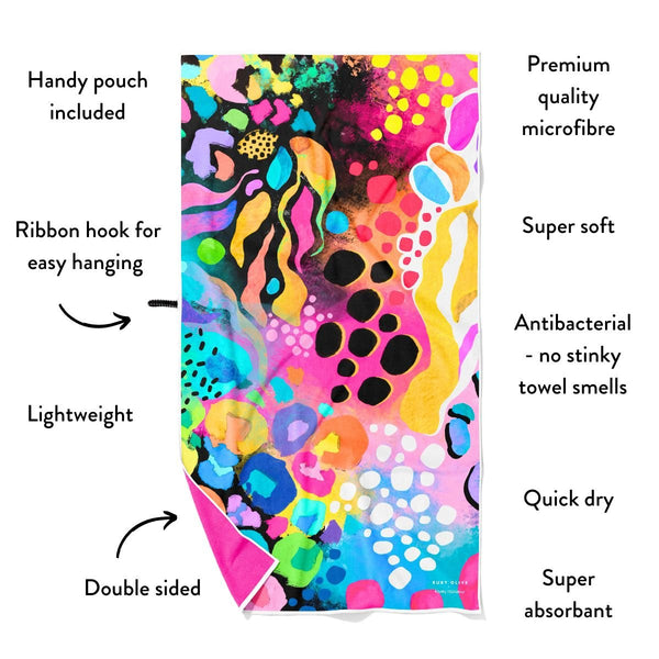 RO x Kasey Rainbow Phoenix Quick Dry Towel - Towel - Ruby Olive