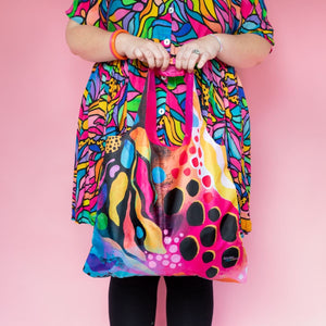RO x Kasey Rainbow Phoenix Reusable Shopping Bag - Hidden - Ruby Olive