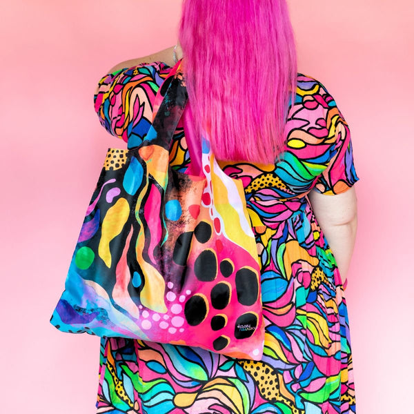 RO x Kasey Rainbow Phoenix Reusable Shopping Bag - Hidden - Ruby Olive