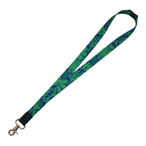 RO x Lordy Dordie Block Party Lanyard - Green Blue - Lanyards - Ruby Olive