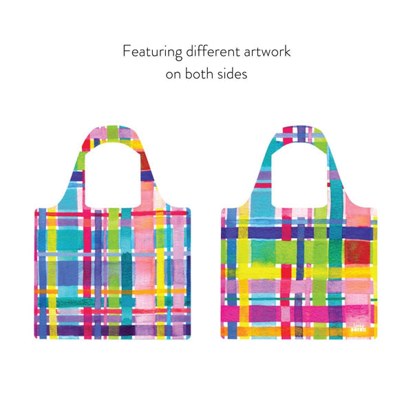 RO x Lordy Dordie Rainbow Gingham Reusable Shopping Bag - Bag - Ruby Olive