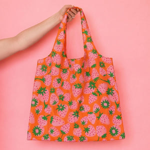 Strawberry Reusable Shopping Bag - Bag - Ruby Olive