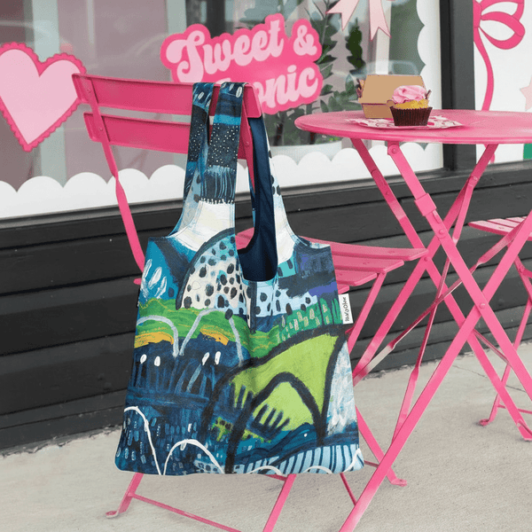 Summer Rain Bundle | Shopping Bag, Scarf & Keychain - Bundle - Ruby Olive