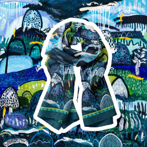 Summer Rain Modal Long Scarf - Scarf - Ruby Olive