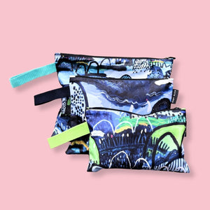 Summer Rain Pouch Trio - Pouch - Ruby Olive