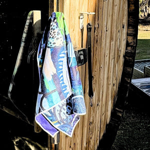 Summer Rain Quick Dry Small Microfibre Towel - Towel - Ruby Olive