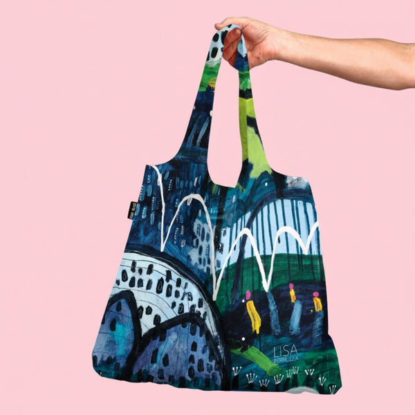 Summer Rain Reusable Shopping Bag - Bag - Ruby Olive