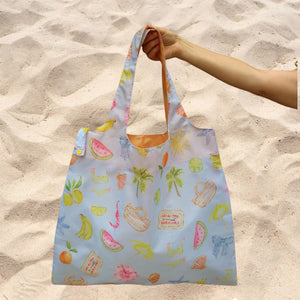 Sunday Picnic Reusable Shopping Bag - Bag - Ruby Olive