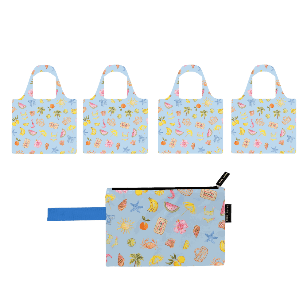 Sunday Picnic Shopper and Pouch Bundle - Bundle - Ruby Olive