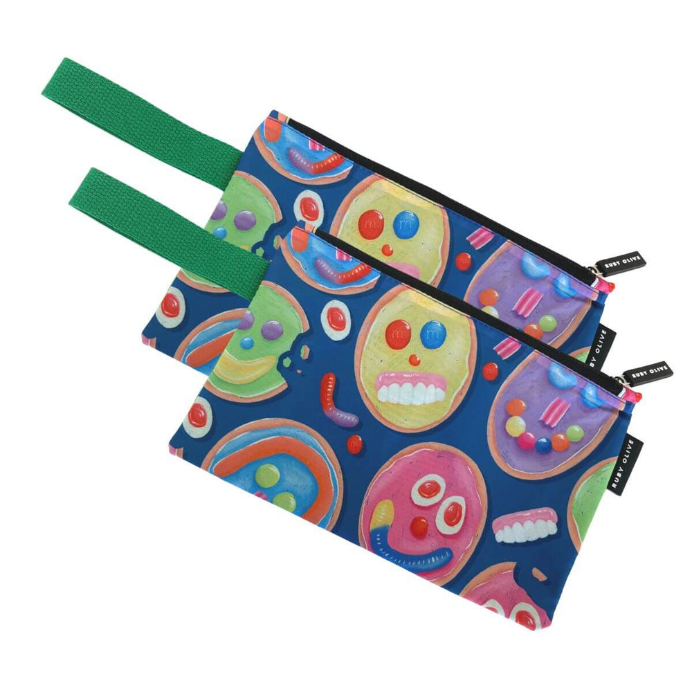 Tea Biscuit Small Pouch 2 Pack - Pouch - Ruby Olive