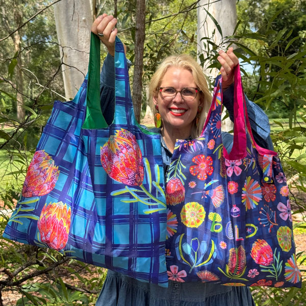 Warratah Reusable Shopping Bag - Bag - Ruby Olive