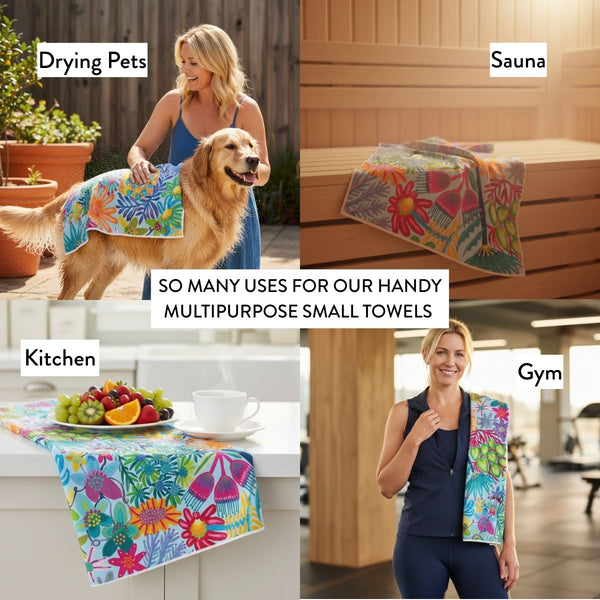 You're Awesome Quick Dry Small Microfibre Towel - Towel - Ruby Olive