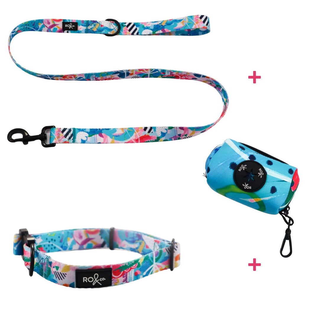 Matching Dog Collar &amp; Lead Bundle - Jungle