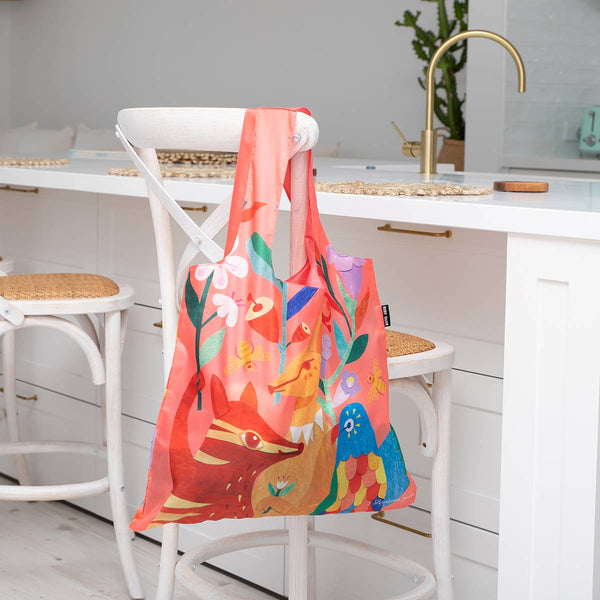 RO x Andrea Smith Animal Party Reusable Shopping Bag