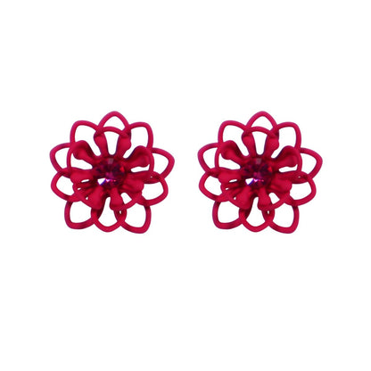 Blossom Earrings (Navy Only)