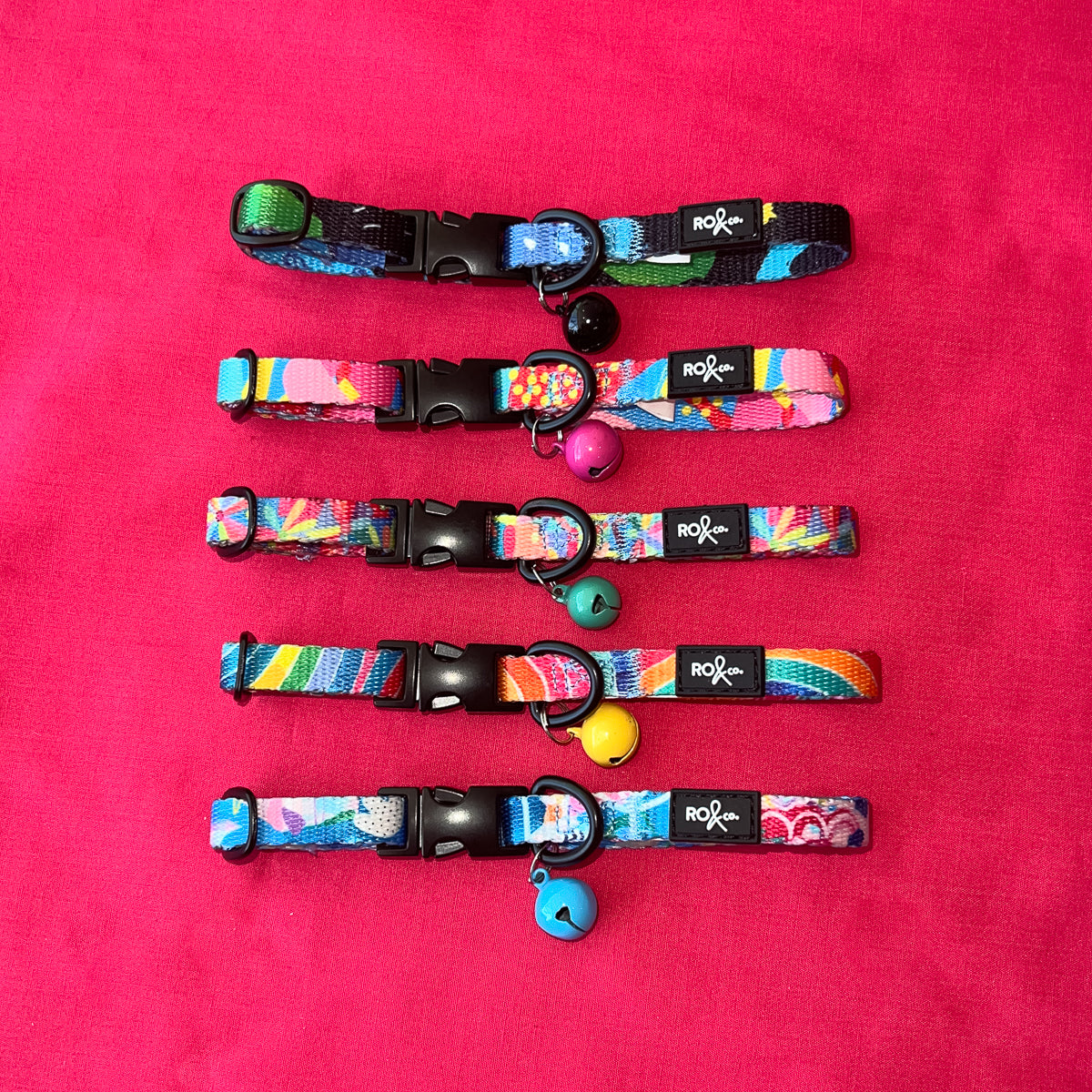 RO x Lordy Dordie Rainbow Cat Collar