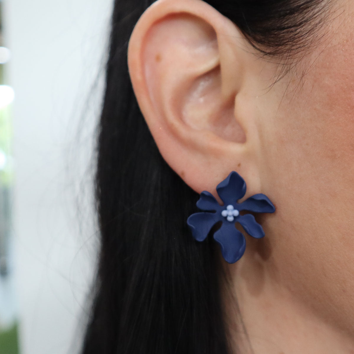Iris Bloom Earrings