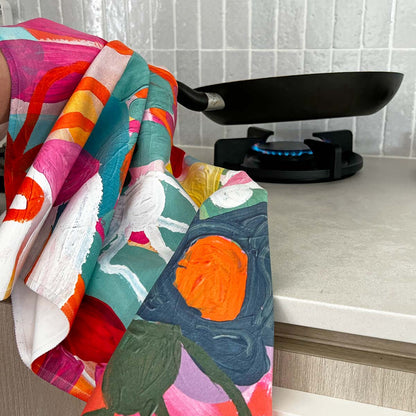 RO X Steph Chapman Edible Blooms Microfibre Towel