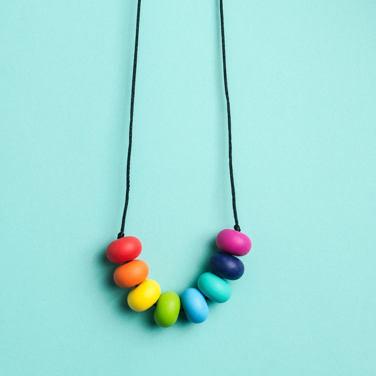 Ruby Olive Jewellery Silicone Softies Jen Necklace Multi