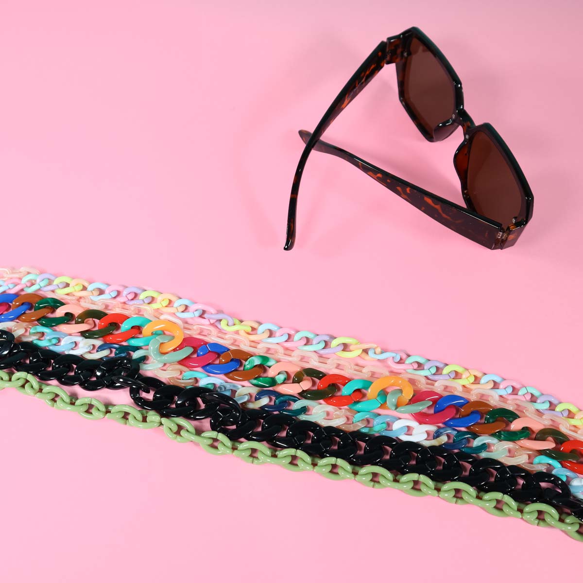 women lanyard sunglasses chain black acrylic| Alibaba.com