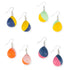 Tea Party Two Tone Drop Earrings (4 Colours Avail)