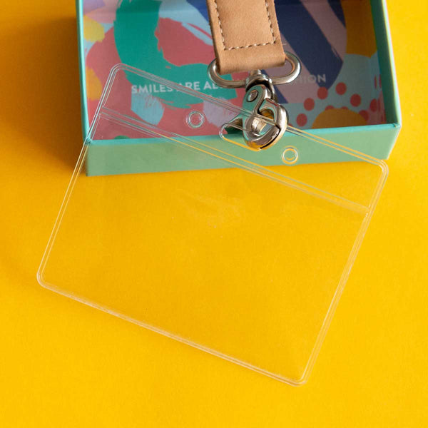 Clear ID Pouch - Lanyards - Ruby Olive