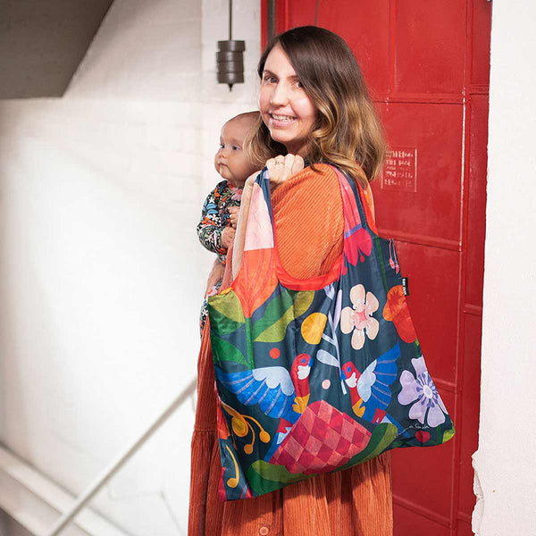 RO x Andrea Smith In The Garden Reusable Shopping Bag - Bag - Ruby Olive