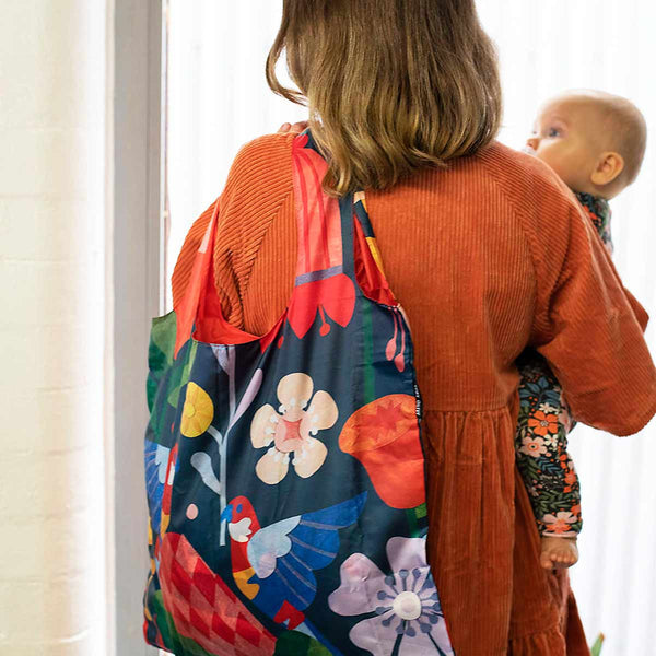 RO x Andrea Smith In The Garden Reusable Shopping Bag - Bag - Ruby Olive