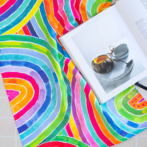 RO x Lordy Dordie Rainbow Microfibre Towel - Towel - Ruby Olive