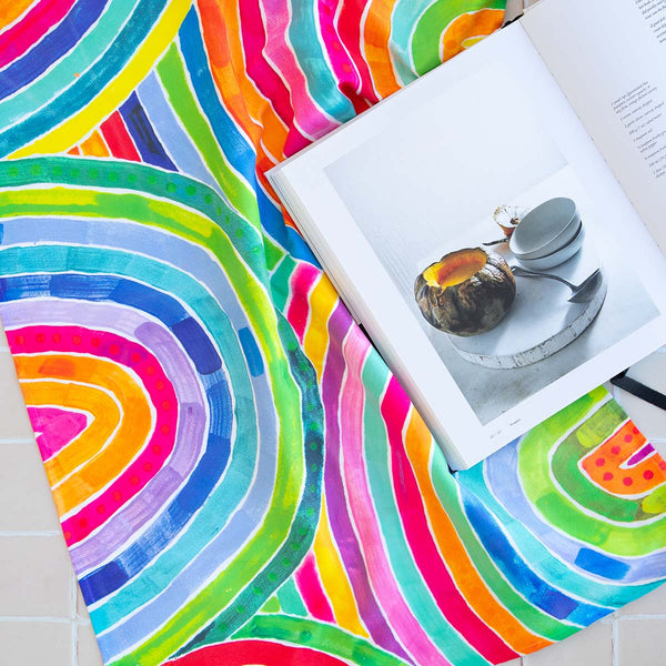 RO x Lordy Dordie Rainbow Microfibre Towel - Towel - Ruby Olive