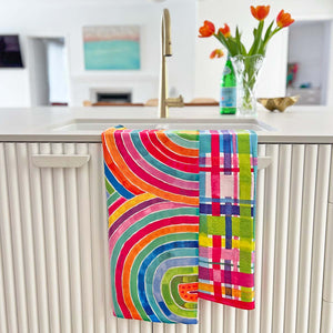 RO x Lordy Dordie Rainbow Microfibre Towel - Towel - Ruby Olive