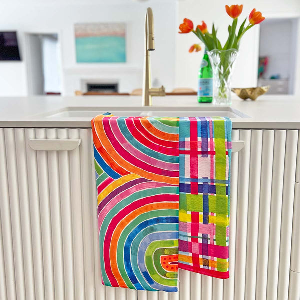 RO x Lordy Dordie Rainbow Microfibre Towel - Towel - Ruby Olive