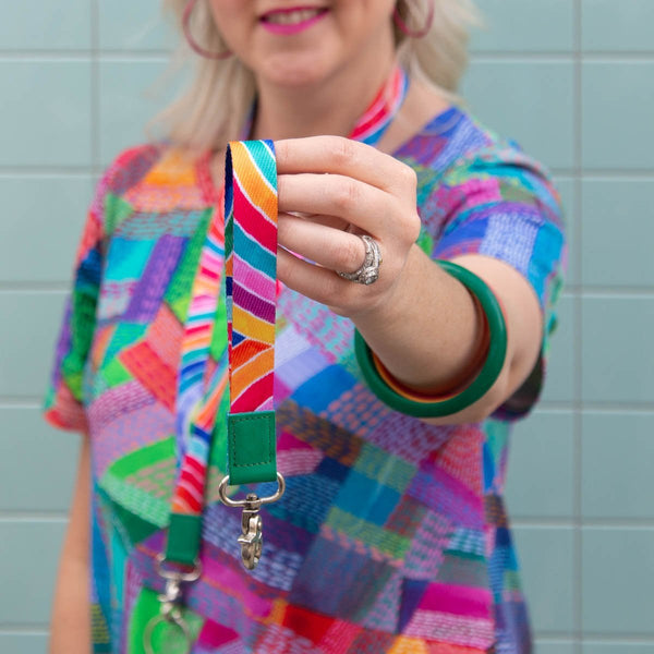 RO x Lordy Dordie Rainbows Wrist Lanyard (3 Options) - Lanyards - Ruby Olive